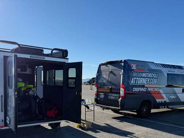 Portland personal injury attorney Michael Colbach is proud to be affiliated with pro motorcycle racer Andy DiBrino and both hail from the same small town area in Oregon, Canby and West Linn rural area.