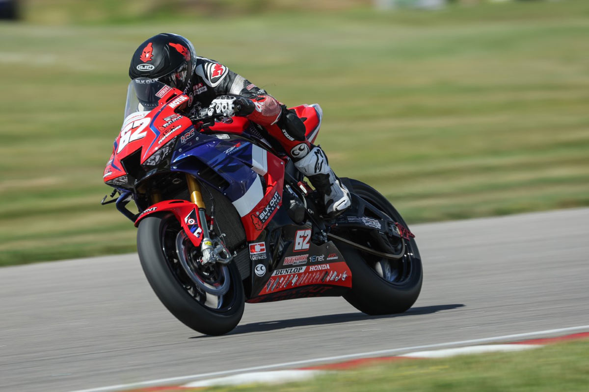 After motoamerica laguna seca motorcycle died, Andy got the Honda CBR 1000 to try and finish out motorcycle racing season