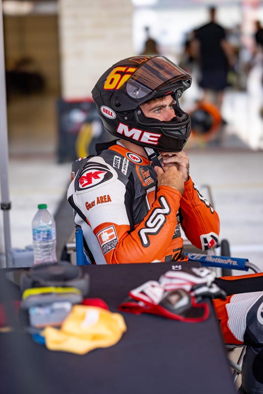 Andy DiBrino makes his return to motorcycle racing after injury crash at final round  RSD Superhooligan national championship 2024