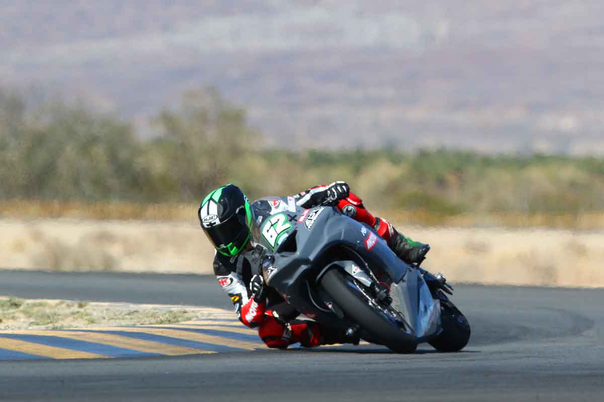 Andy DiBrino Chuckwalla Valley motorcycle association  600cc race. I ran in the Formula Middleweight class on the Ninja 636 which is far from stock.
