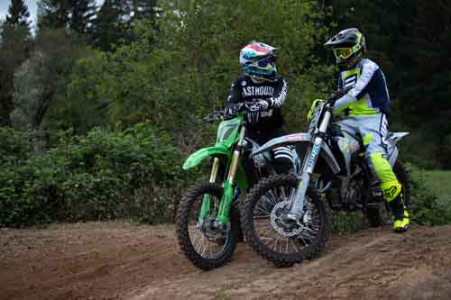 Andy ripping and coaching at Pats Acres Racing Complex, a go kart and motocross facility out in Canby, Oregon